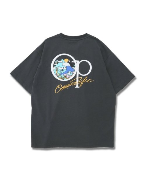 GRAND-BACK(グランバック)/【大きいサイズ】オーシャン パシフィック/Ocean Pacific 綿天竺 クルーネック 半袖 メンズ Tシャツ カットソー カジュアル インナー ビジネス /img01