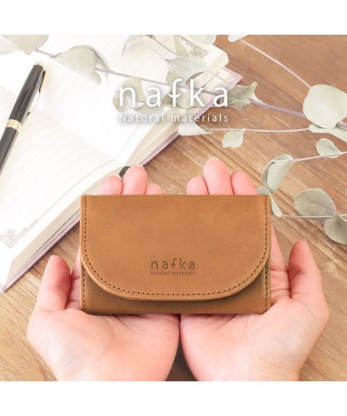 nafka(ナフカ)/名刺入れ カードケース レディース 本革 モストロレザー コンパクト かわいい シンプル ナチュラル 日本製 nafka 人気 ブランド NFK－72113/img03