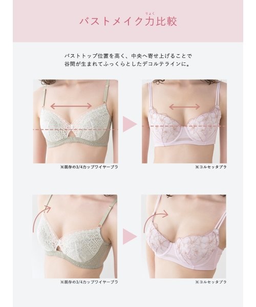 LILY BROWN Lingerie(LILY BROWN Lingerie)/【LILY BROWN Lingerie】コルセッタブラ / オリエンタルポピー(B－E)/img08