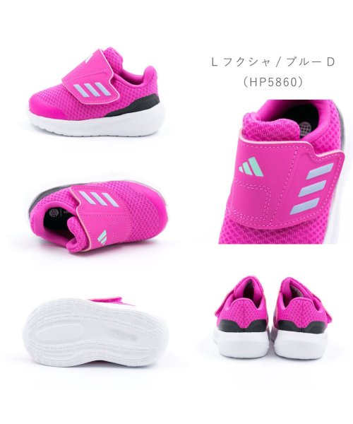 adidas(adidas)/アディダス adidas ベビー キッズ 男の子 女の子 スニーカー ブラック ピンク レッド 黒 赤 オレンジ マジックテープ 子供靴 ベビーシューズ ZE－/img06