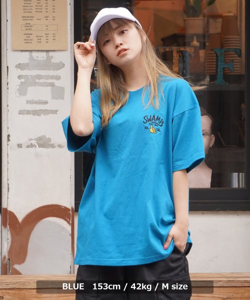 1111clothing(ワンフォークロージング)/Tシャツ メンズ 半袖Tシャツ レディース トップス 半袖 カットソー 米綿 綿100% ワンポイント ロゴ 刺繍 バックワッペン アップリケ クルーネック/img11