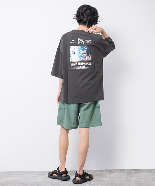 RAT EFFECT(ラット エフェクト)/RATMOVE－RUNスーパービッグTシャツ/img04