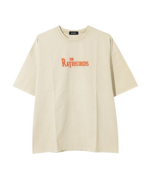 RAT EFFECT(ラット エフェクト)/RATRECORDSピグメントビッグTシャツ/img08