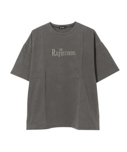 RAT EFFECT(ラット エフェクト)/RATRECORDSピグメントビッグTシャツ/img09