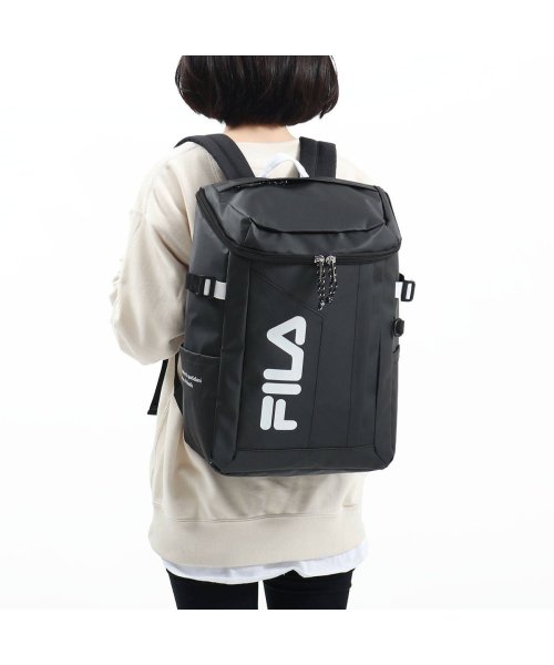 FILA(フィラ)/フィラ リュック FILA サイン 24L B4 通学 スクエアリュック ボックス型 PC収納 軽量 撥水 部活 スポーツ 女子 男子 中学生 高校生 7761/img01