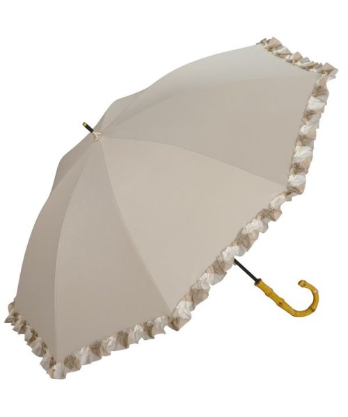 Wpc．(Wpc．)/【Wpc. 公式】日傘 遮光バイアスチェックフリル 50cm 完全遮光 UVカット100％ 遮熱 晴雨兼用 レディース 長傘/img12