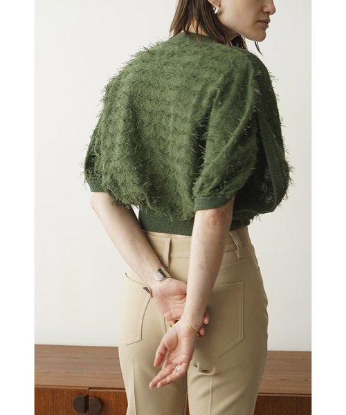 セール】FRINGE ARCH SLEEVE KNIT TOPS(505288915) | クラネ(CLANE 
