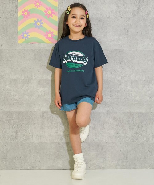 ANAP KIDS(アナップキッズ)/フロントウェーブロゴビッグTシャツ【親子お揃い】/img03