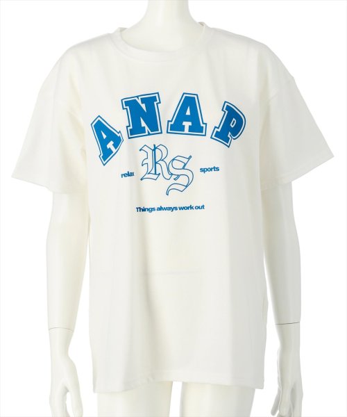 ANAP　GiRL(アナップガール)/R+SカレッジロゴBIGTシャツ/img05