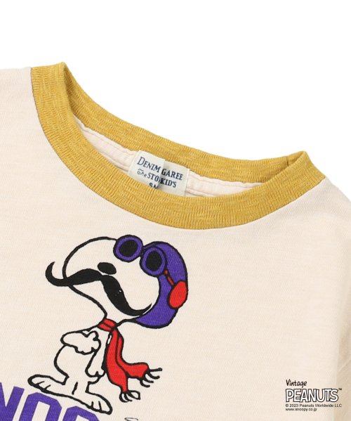 DENIM DUNGAREE(デニムダンガリー)/天竺 SNOOPY BEARD Tシャツ/img02