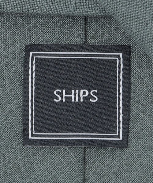 SHIPS MEN(シップス　メン)/SHIPS: リネン 無地 ネクタイ/img02