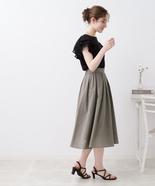 Couture Brooch(クチュールブローチ)/【新色追加！着回しが効く。】パレットボイルスカート/img02