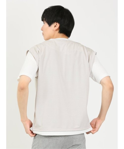 TAKA-Q(タカキュー)/フェイクレイヤード キーネック 半袖 メンズ Tシャツ カットソー カジュアル インナー ビジネス ギフト プレゼント/img12