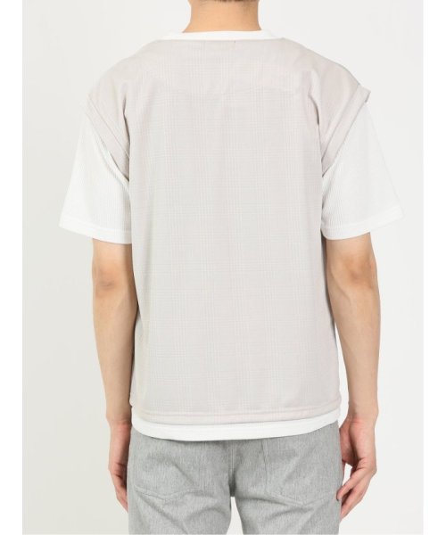 TAKA-Q(タカキュー)/フェイクレイヤード キーネック 半袖 メンズ Tシャツ カットソー カジュアル インナー ビジネス ギフト プレゼント/img16