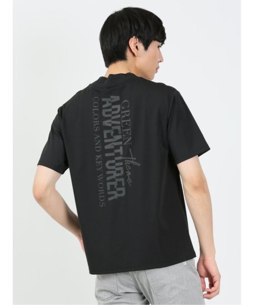 TAKA-Q(タカキュー)/ロゴプリント モックネック 半袖 メンズ Tシャツ カットソー カジュアル インナー ビジネス ギフト プレゼント/img02