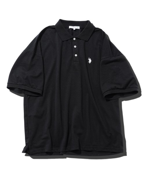 JIGGYS SHOP(ジギーズショップ)/US.POLO ASSN.(ユーエスポロアッスン) 別注ポロシャツ / ポロシャツ メンズ 半袖 トップス ブランド ロゴ 刺? ビッグシルエットオーバーサイズ/img04