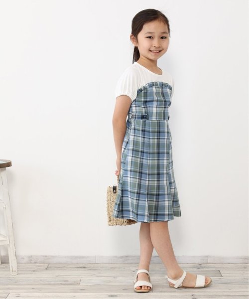 ikka kids(イッカ　キッズ)/サイドタブドッキングワンピース（120〜160cm）/img07