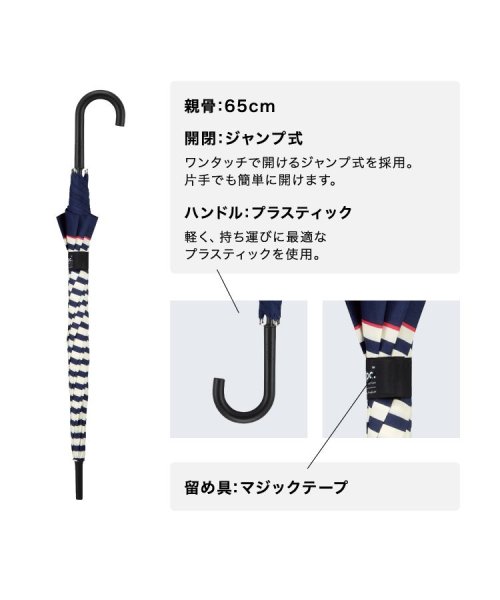 Wpc．(Wpc．)/【Wpc.公式】雨傘 UNISEX WIND RESISTANCE UMBRELLA 65cm 耐風 継続撥水 ジャンプ傘 メンズ レディース 長傘/img14