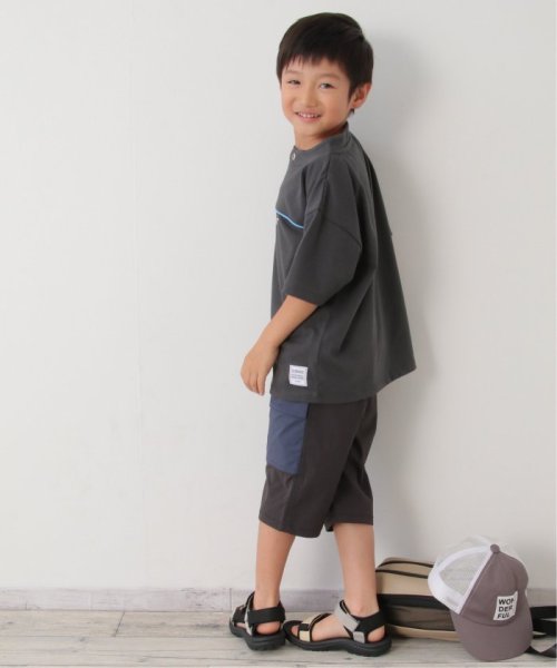ikka kids(イッカ　キッズ)/ルーイカラー胸パイピングTシャツ（120〜160cm）/img06