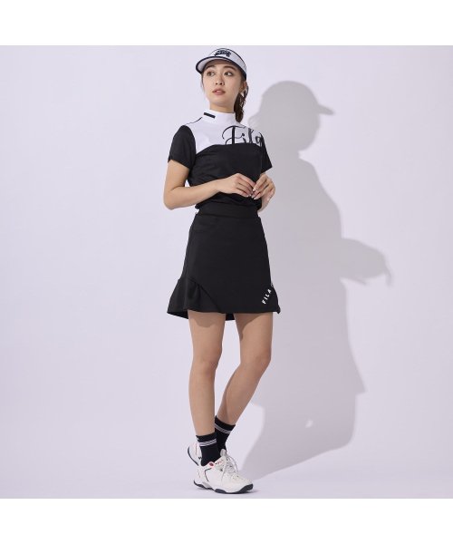 FILA GOLF(フィラゴルフ（レディース）)/【ゴルフ】軽量ダンボールニット 裾フリルスカート　レディース/img02