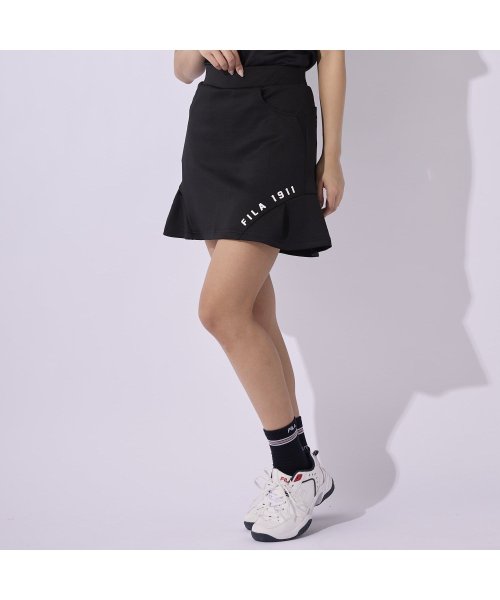 FILA GOLF(フィラゴルフ（レディース）)/【ゴルフ】軽量ダンボールニット 裾フリルスカート　レディース/img04