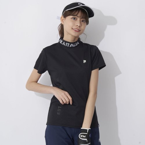 FILA GOLF(フィラゴルフ（レディース）)/【ゴルフ】ジャガード半袖モックネックシャツ レディース/img05