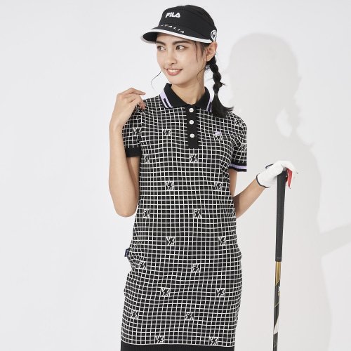 FILA GOLF(フィラゴルフ（レディース）)/【ゴルフ】軽量ニット チェック柄 ニットワンピース　レディース/img03