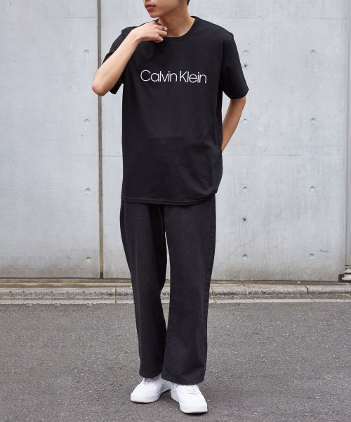 Calvin Klein(カルバンクライン)/【Calvin Klein / カルバンクライン】Calvin klein Jeans / トップス Tシャツ 半袖 プリント ロゴ Space Logo Gr/img02