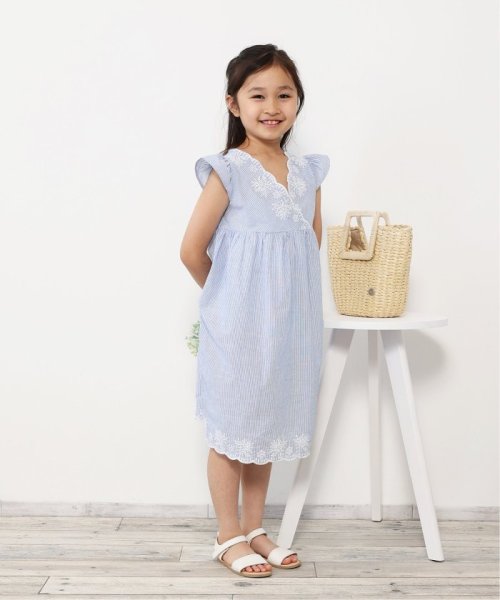 ikka kids(イッカ　キッズ)/India スカラップ刺繍ワンピース（120〜160cm）/img09