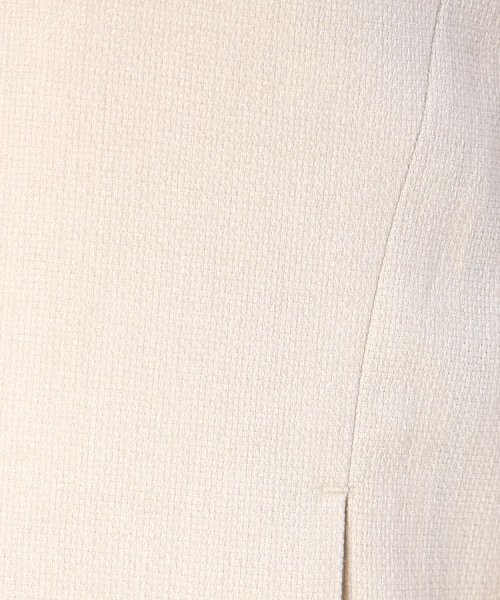 【清涼感／洗える】麻調 ノーカラーショートジャケット 