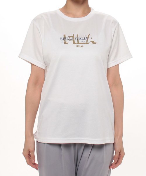 FILA(フィラ)/【ラン】保湿冷感 グラフィック Tシャツ レディース/img01