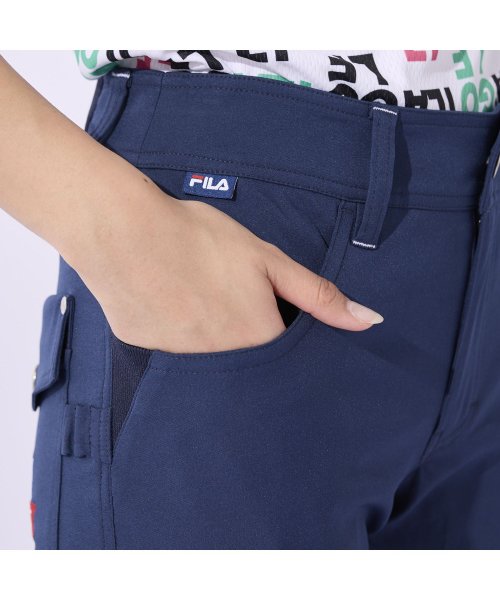 FILA GOLF(フィラゴルフ（レディース）)/【ゴルフ】吸水速乾ストレッチ９分丈パンツ レディース/img22