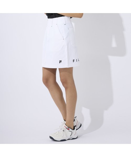 FILA GOLF(フィラゴルフ（レディース）)/【ゴルフ】ボールポーチ付きウエストゴムスカート レディース/img04