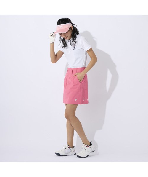 FILA GOLF(フィラゴルフ（レディース）)/【ゴルフ】ボールポーチ付きウエストゴムスカート レディース/img24