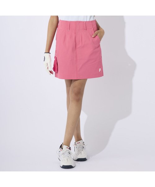 FILA GOLF(フィラゴルフ（レディース）)/【ゴルフ】ボールポーチ付きウエストゴムスカート レディース/img26