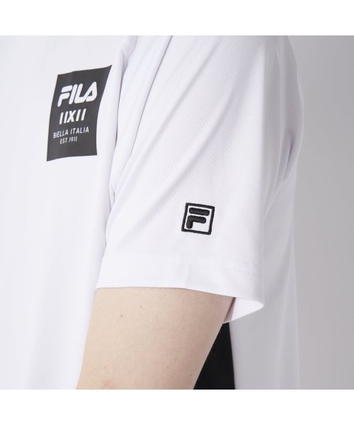 FILAGOLF(フィラゴルフ（メンズ）)/【ゴルフ】接触冷感モックネック半袖シャツ メンズ/img02