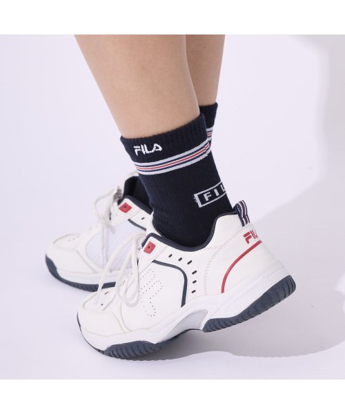 FILA GOLF(フィラゴルフ（レディース）)/【ゴルフ】FILAロゴクラシックソックス レディース/img02