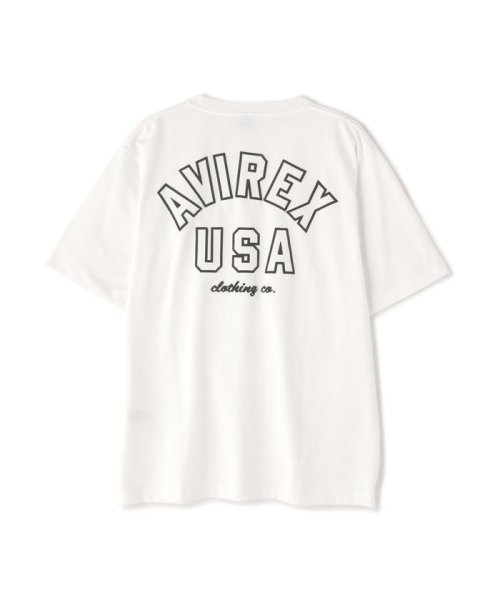 AVIREX(AVIREX)/《WEB&DEPOT限定》SHORT SLEEVE T－SHIRT AVIREX USA / ショートスリーブ Tシャツ アヴィレックス /img05