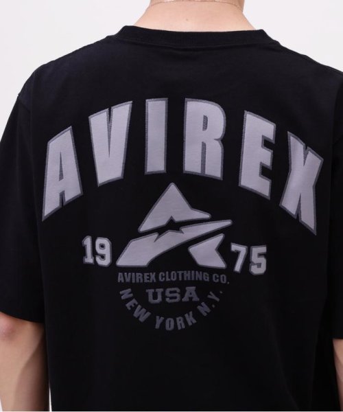 AVIREX(AVIREX)/《WEB&DEPOT限定》SHORT SLEEVE T－SHIRT SAME TONE LOGO / ショートスリーブ Tシャツ セイムトー/img09