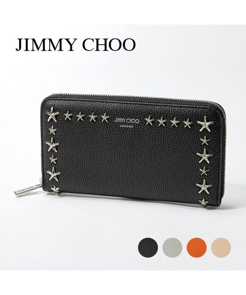 JIMMY CHOO(ジミーチュウ)/ジミーチュウ JIMMY CHOO PIPPA UUF 長財布 ピッパ レディース 財布 ロングウォレット レザー 本革 ロゴ スタースタッズ プレゼント ラウ/img01