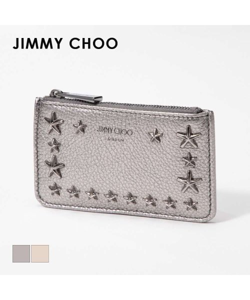 JIMMY CHOO(ジミーチュウ)/ジミーチュウ JIMMYCHOO キーケース NANCY UUR ナンシー レディース ファッション小物 コインケース レザー スリム スタースタッズ コンパク/img01