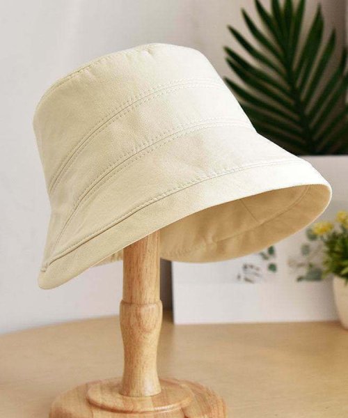 SEU(エスイイユウ)/折りたためるサマーハット つば広 小顔 紫外線対策 バケットハット 帽子 おしゃれ 韓国ファッション/img30