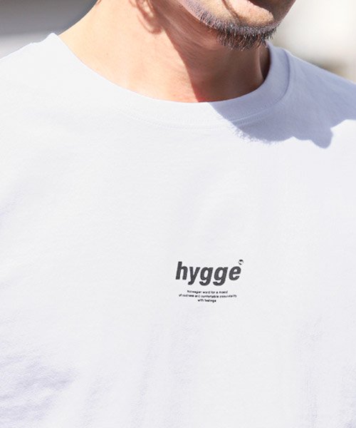 LUXSTYLE(ラグスタイル)/TRAP/U(トラップユー)hyggeプリント半袖Tシャツ/Tシャツ メンズ 半袖 ロゴ プリント ワンポイント クルーネック/img07