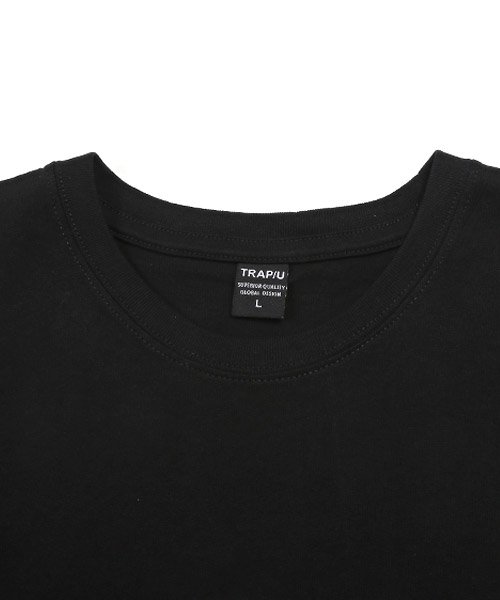 LUXSTYLE(ラグスタイル)/TRAP/U(トラップユー)hyggeプリント半袖Tシャツ/Tシャツ メンズ 半袖 ロゴ プリント ワンポイント クルーネック/img11