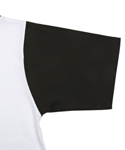LUXSTYLE(ラグスタイル)/ポンチ切替半袖ビッグTシャツ/Tシャツ メンズ レディース 半袖 ポンチ 配色 無地 ビッグシルエット/img15