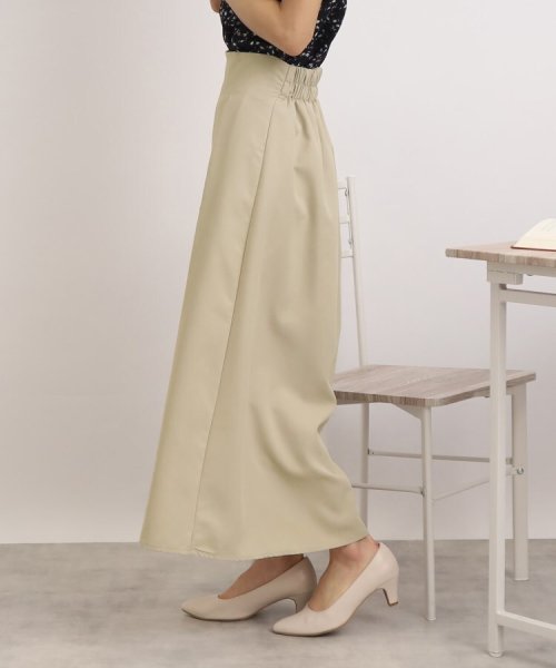 SHOO・LA・RUE(シューラルー)/【きれいな裾の広がりで綺麗シルエット】ポプリンタックスカート/img17