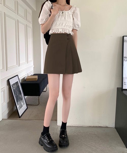 セール】プリーツミニスカート レディース 無地 春服 夏 秋 10代 20代  