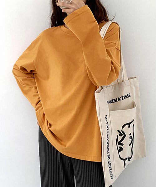 Dewlily(デューリリー)/オーバーサイズロングTシャツ レディース 10代 20代 30代 韓国ファッション/img17