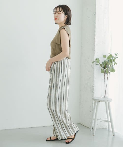 ITEMS URBANRESEARCH(アイテムズ アーバンリサーチ（レディース）)/ショルダータックリブニット/img16