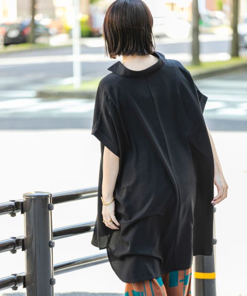 ITEMS URBANRESEARCH(アイテムズ アーバンリサーチ（レディース）)/スキッパーフレンチドルマンチュニック/img14